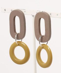 Boucles d'oreilles pendantes modernes en résine faites à la main avec un design artistique coloré, accessoires de mode légers pour femmes, parfaits - Product Image 3