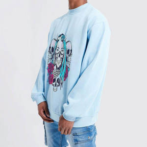 Sudadera de Cuello Redondo para Hombre, Diseño Bordado de Barco Pirata, Corte Regular, Ropa Casual de Otoño, Tejido de Punto 100% Algodón - Product Image 4