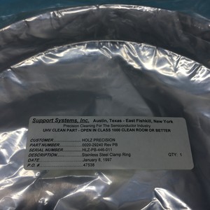 แหวนยึดสแตนเลส AMAT 0020-29240, 131527 - อุปกรณ์และอะไหล่เซมิคอนดักเตอร์ระดับโลกที่เชื่อถือได้ - Product Image 6
