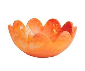 Bol à fruits en résine fait main, décoratif, à bord festonné, pour servir, centre de table moderne pour la maison et la cuisine, Fruit craftera Exports - Product Image 2