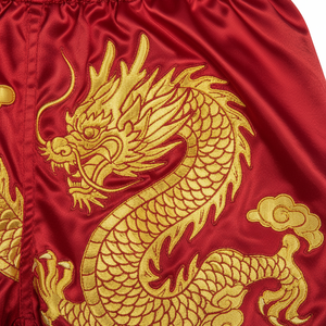 Conjunto de 4 Piezas de Jersey y Pantalones Cortos de Muay Thai para Hombre, para Artes Marciales Mixtas, Gimnasio, Entrenamiento, 100% Poliéster, Corte Regular - Product Image 4