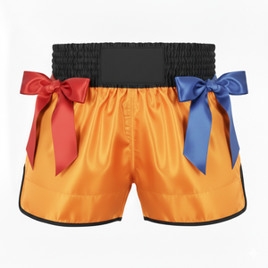 Ropa de Entrenamiento con Logotipo Frontal para Boxeo y Artes Marciales, Pantalones Cortos Deportivos Transpirables para Entrenamiento Profesional de Muay Thai - Product Image 3