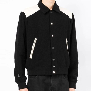 OEM Factory Custom Varsity <b>Jacket</b> Wholesale Sportswear Teamwear College School Club Soft Fabric Baseball Style Wear - Product Image 2
