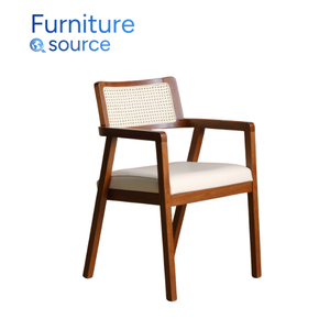 Silla de Comedor Moderna, Económica, de Alta Calidad, Impermeable y Ecológica, con Cojín Tapizado para Muebles de Hogar y Cafeterías, Hecha en Vietnam - Product Image 1