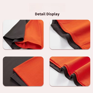 เสื้อยืดโอเวอร์ไซส์แบบกำหนดเองสำหรับผู้ชาย คลาสสิก สีเทา สีขาว ผ้าฝ้ายลำลอง 180 กรัม เสื้อยืดโอเวอร์ไซส์เนื้อหนา พิมพ์ลายโลโก้ - Product Image 6