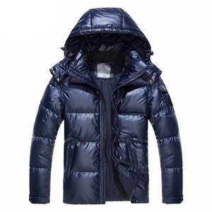 Chaqueta Acolchada con Capucha y Cierre para Hombre, Diseño Casual con Estampado, Cuello Alto, Personalizable, Transpirable y Ecológica, Venta al Por Mayor 2024 - Product Image 1