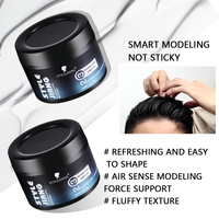 Produits de coiffure pour hommes, salon de coiffure, argile capillaire, cire capillaire, contrôle des bords des cheveux, pâte mate, marque privée