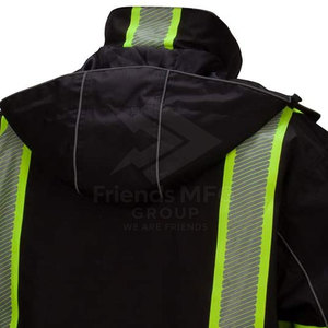 Chaqueta de Seguridad de Alta Visibilidad con Diseño Multibolsillos, Tiras Reflectantes, Tela Resistente, Logotipo ANSI Clase 1 para Uso en Construcción - Product Image 5