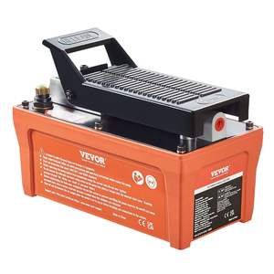 Pompa idraulica ad aria arancione per telaio Auto 10,000 PSI 1/2 Gal serbatoio NPT 3/8 \ "uscita olio NPT 1/4 \" ingresso 6.6 ft - Product Image 1