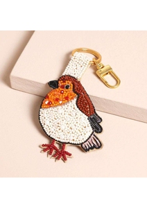 Porte-clés Animalier Perlé Multicolore Vibrant Brodé, Mini Breloque pour Femmes et Filles, Idéal Cadeau Festif et Souvenir - Product Image 4