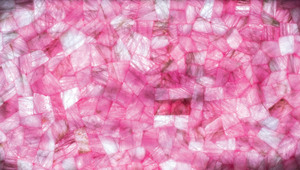 Panneau mural et plan de travail en quartz rose de luxe pour mobilier de bar, pierre de cristal rose - Product Image 3
