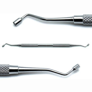 Professional <b>Dogmatic</b> Dental Plastic Filling Instrument Set Reusable Excellent Quality Manual Double Ended Serrated Amalgam - Product Image 4