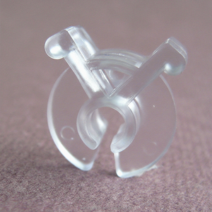 ตะขอเกี่ยวพลาสติกใส ทนทาน ป้องกันการโจรกรรม สำหรับติดตั้งโชว์สินค้าในร้านค้าปลีก - Product Image 3