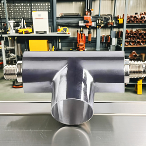 Raccord en T à 3 voies en acier inoxydable ISO de haute qualité, moulage et polissage sanitaires, ODM/OEM, flexible pour système de tuyauterie d'eau - Product Image 4