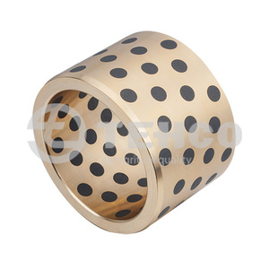 Douille de mouvement à insertion <span class=keywords><strong>en</strong></span> graphite <span class=keywords><strong>pour</strong></span> machine de moulage par injection, manchon de palier de bras d'excavatrice, douille sans huile <span class=keywords><strong>en</strong></span> fibre - Product Image 1