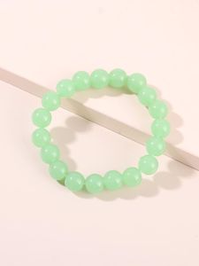 Pulsera de Cuentas de Resina Acrílica de Moda, Joyería Elástica Hecha a Mano, Regalo para Mujeres y Niñas, Accesorios - Product Image 5