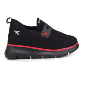 Black Slip On Sneakers <b>for</b> <b>Men</b> Low Ankle Walking Footwear Lightweight Athletic <b>Shoes</b> Breathable Design - Product Image 2
