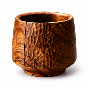 Taza Vikinga Moderna de Madera Natural Hecha a Mano por ALAN TRADERS con Opción de Logotipo Personalizado, Decoración de Mesa - Product Image 1