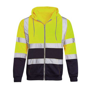 Ropa de Trabajo de Seguridad Reflectante de Alta Calidad, Sudadera con Capucha de Alta Visibilidad para Hombre, Cremallera de Seguridad, Manga Larga, Impermeable, Última Llegada, Sudaderas con Capucha de Alta Visibilidad - Product Image 6