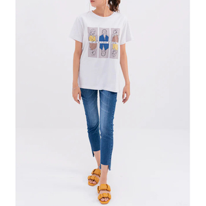 High Quality Crop Top Women Custom Logo <b>Plain</b> Cotton <b>Tshirt</b> Short Sleeve Shirts Casual Streetwear Cute Women's Cropped T Shirts - Product Image 3