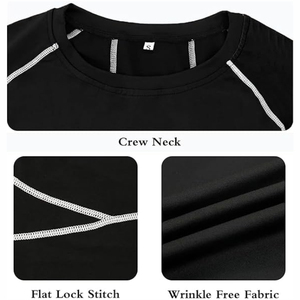 เสื้อยืดพิมพ์ลายดิจิทัลแบบกำหนดเองสำหรับผู้ชาย แขนยาว แรชการ์ด ทรงปกติ กระชับรูป เหมาะสำหรับออกกำลังกาย เสื้อกีฬาแรชการ์ด - Product Image 4