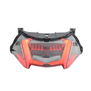 Feu arrière LED pour moto, feu de freinage arrière, clignotant séquentiel à 2 lentilles, étanche, pièce de rechange - Product Image 3