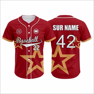 2026 Custom <b>Baseball</b> Team Uniform <b>Set</b> Breathable Quick Dry Polyester Sublimated Jersey Wholesale Manufacturer - Product Image 1