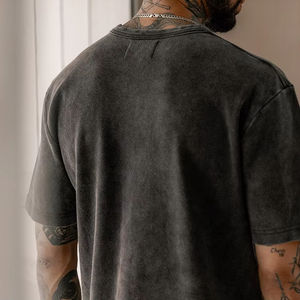 Camisetas HSI Lisas de Corte Holgado al por Mayor, Camisetas Casuales para Hombre Hechas en Pakistán, de Secado Rápido, 100% Algodón, Hechas en Pakistán - Product Image 4