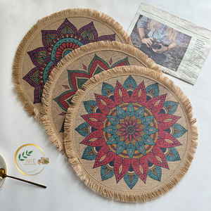 Mantel de Yute Estilo Rústico – Mantel de Fibra Natural Hecho a Mano para Decoración de Cocina y Mesa de Comedor - Product Image 2