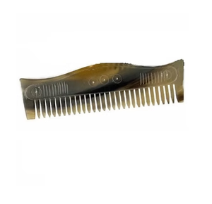 Peigne à cheveux en corne de buffle de qualité supérieure, écologique, fait main, moderne, à dents fines, pour un usage quotidien, par Whimsy Art Craft - Product Image 1