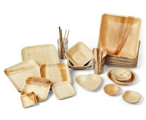 Tazones desechables de hoja de areca gruesa, ecológicos, compostables, redondos, para fiestas de cumpleaños y reuniones familiares, compra al por mayor - Product Image 2