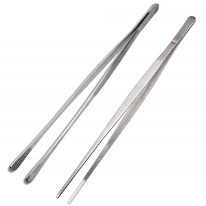 Professional Chef Tweezers Used for Chef Plating and Useful for Chefs 5 Piece Culinary Plating Set Stainless Steel Kitchen - Product Image 5