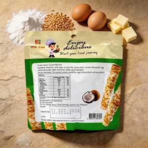 Blessed Harvest - Rollos Crujientes de Coco Dulce 50g - Bocadillo de Pastel de Coco Crujiente - Product Image 2