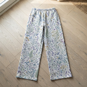 Pantalon de jogging surdimensionné en molleton épais pour femme, taille élastique, hiver, personnalisable par sublimation, en polyester et coton, vente en gros - Product Image 1
