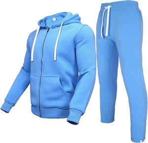 Conjunto Deportivo Ligero Informal para Hombre, Diseño 2 en 1, Poliéster/Algodón, Transpirable, para Otoño, para Correr, Hacer Ejercicio - Product Image 3