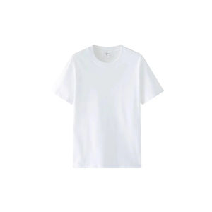 T-shirt unisexe à col rond en pur coton 230g, manches courtes, uniforme de travail, uniforme de classe, haut décontracté tendance avec logo de marque imprimé - Product Image 2