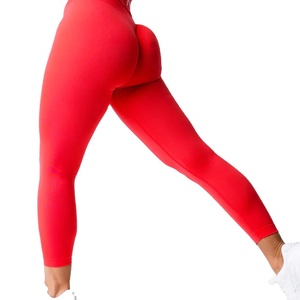 Leggings de yoga sans couture pour femmes, leggings de sport sans couture, vente en gros, fabrication au Pakistan, séchage rapide, haute élasticité, collants de course - Product Image 5
