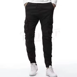 Pantalon cargo tactique pour homme, double sécurité, écologique, 100% coton, taille élastique, durable, résistant à l'eau - Product Image 3