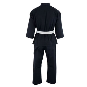 <b>Red</b> Judo Gi Uniform Adult Unisex 100 Cotton Durable Martial Arts Wear with Black <b>Belt</b> Left Sleeve Logo - Product Image 2