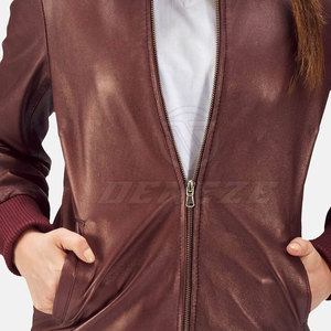 Veste en cuir pour femme, prix bas, dernier design, confortable, respirante, très vendue - Product Image 6