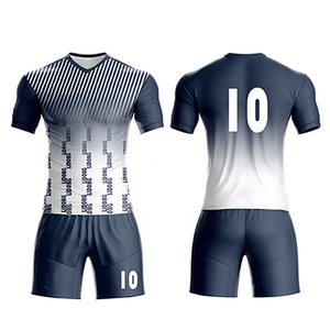 Ensembles d'uniformes de football en polyester par sublimation, design personnalisé, prix de gros OEM, haute qualité - Product Image 5