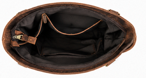 Bolso Tote de Cuero Genuino Sólido de Primera Calidad para Mujer, Bolso de Playa de Gran Capacidad para Verano, con Bolsillo Frontal, Cierre de Cremallera y Correas para el Hombro - Product Image 4