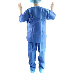 Unisex High Quality Hospital Nonwoven Uniforms Nursing Non Woven <b>Scrubs</b> Suit - Product Image 2