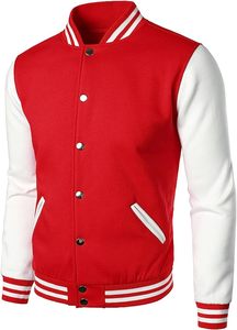 New Design Fashion Varsity <b>Jacket</b> <b>for</b> <b>Men</b> Casual Bomber <b>Baseball</b> Coat OEM Custom Logo Embroidery Streetwear Outerwear - Product Image 5