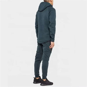 ขายส่งจากโรงงานโดยตรง ชุดวอร์มลำลองผู้ชายสำหรับฤดูหนาว รับสกรีนโลโก้ เสื้อฮู้ดแบบสวมหัว กางเกงขายาว ชุดผ้าฟลีซ - Product Image 6