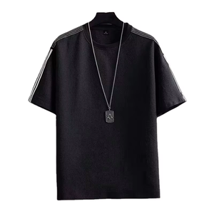T-shirt à manches longues surdimensionné Fly Fit International 100% coton, impression numérique Mood Flock, style streetwear pour homme, col rond, jersey - Product Image 5
