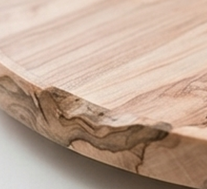Soporte Giratorio Artesanal de Madera Redondo para Utensilios de Cocina, Hecho a Mano con Madera Natural - Product Image 4