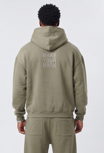 <b>Men's</b> Oversize <b>Pullover</b> Tracksuit Casual 100% Fleece Polyester Rhinestone Heavy Weight Loose Fit Two Piece Winter Warm Set <b>Men</b> - Product Image 6