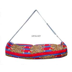 Bolsa Deportiva Unisex de Algodón para Yoga, con Estampado de Rayas Animal, Correa Ajustable, Multifuncional, Gran Espacio, para Gimnasio - Product Image 4