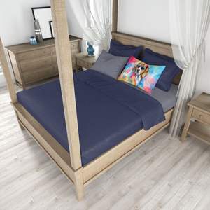 Beagle Hippie Dawg Funda De Almohada decorativa estándar Funda de cojín ligera súper suave de fácil cuidado - Product Image 4